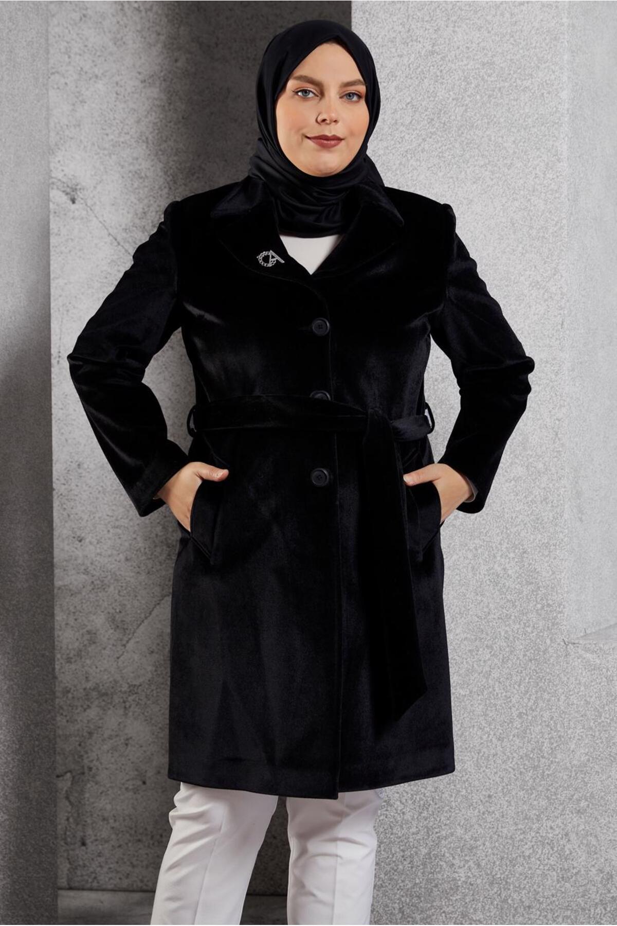 آلوینا کت کمربنددار ۹۰۵۵۸