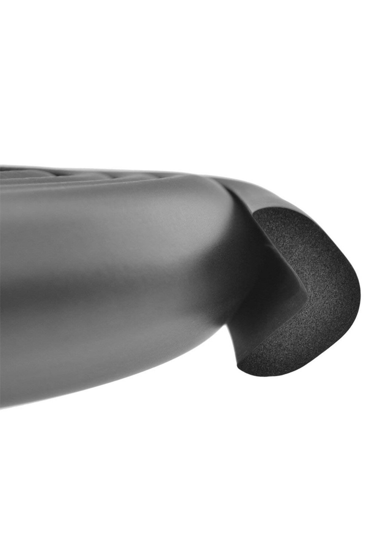 Evokids Kalın ( 2 Metre Kauçuk Kenar + 4 Adet köşe ) Siyah Kauçuk Köşe Kenar Koruyucu fotoğrafı 3 (önizleme)