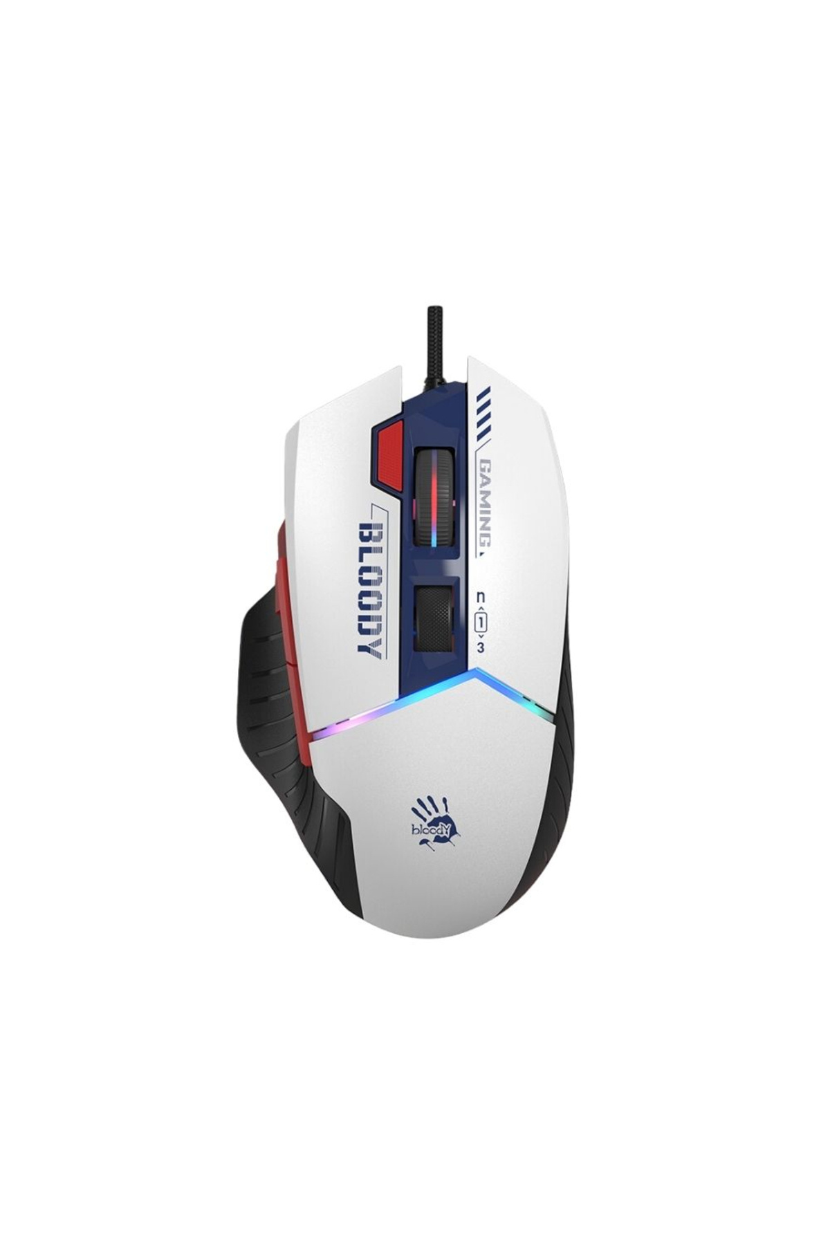 Bloody W95 Max Sports Navy 12.000 CPI 8 Tuş Optik RGB Kablolu Gaming (Oyuncu) Mouse