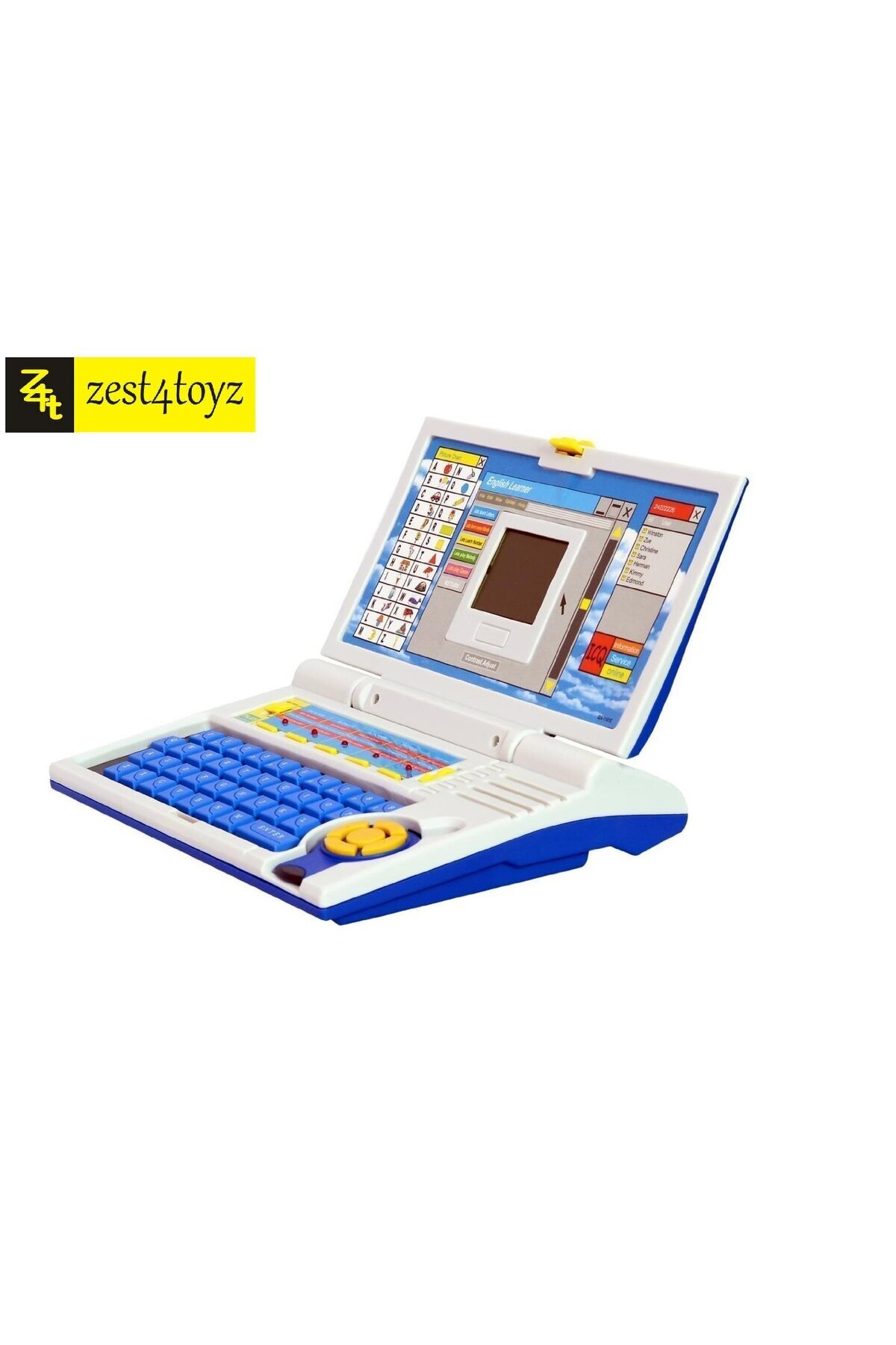 لپ‌تاپ آموزشی انگلیسی برای کودکان با کنترل ماوس