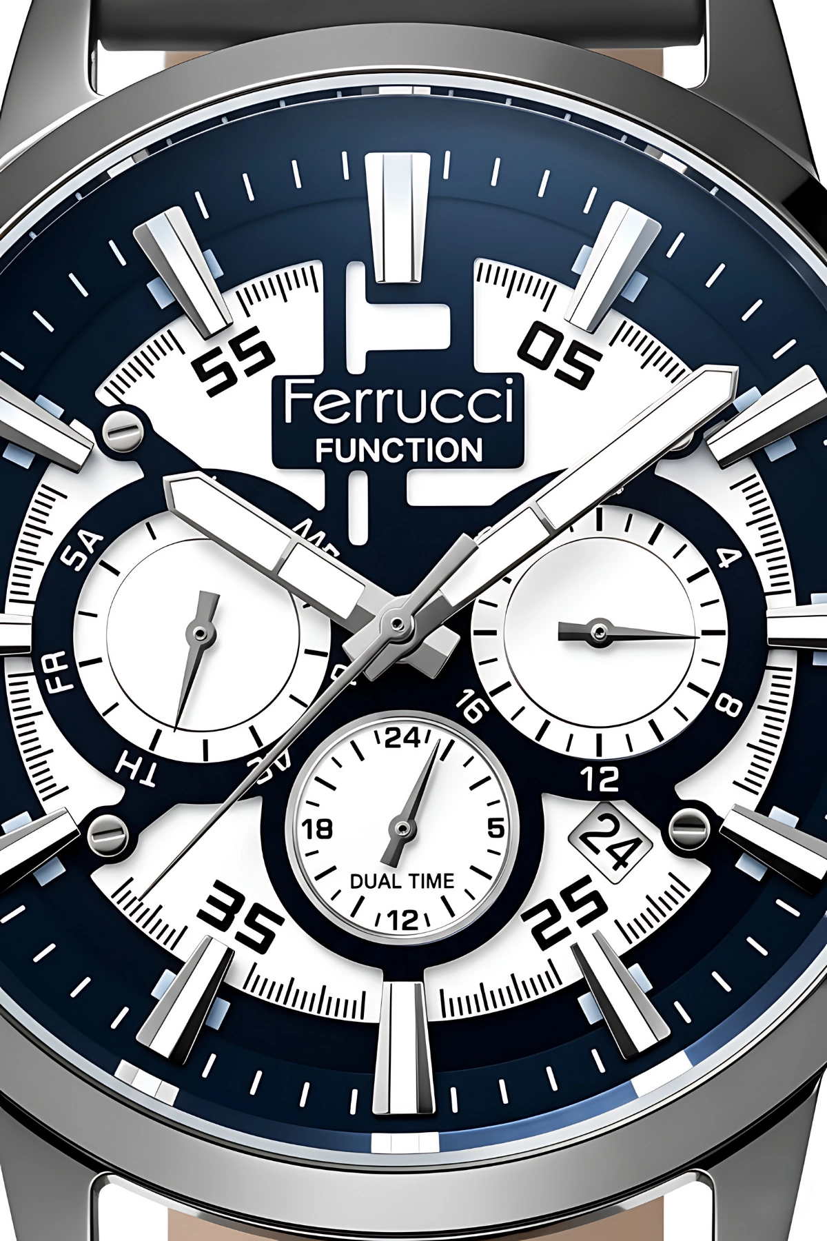 Ferrucci Fonksiyonlar Ve Takvim Aktif Taba Renk Deri Kordonlu