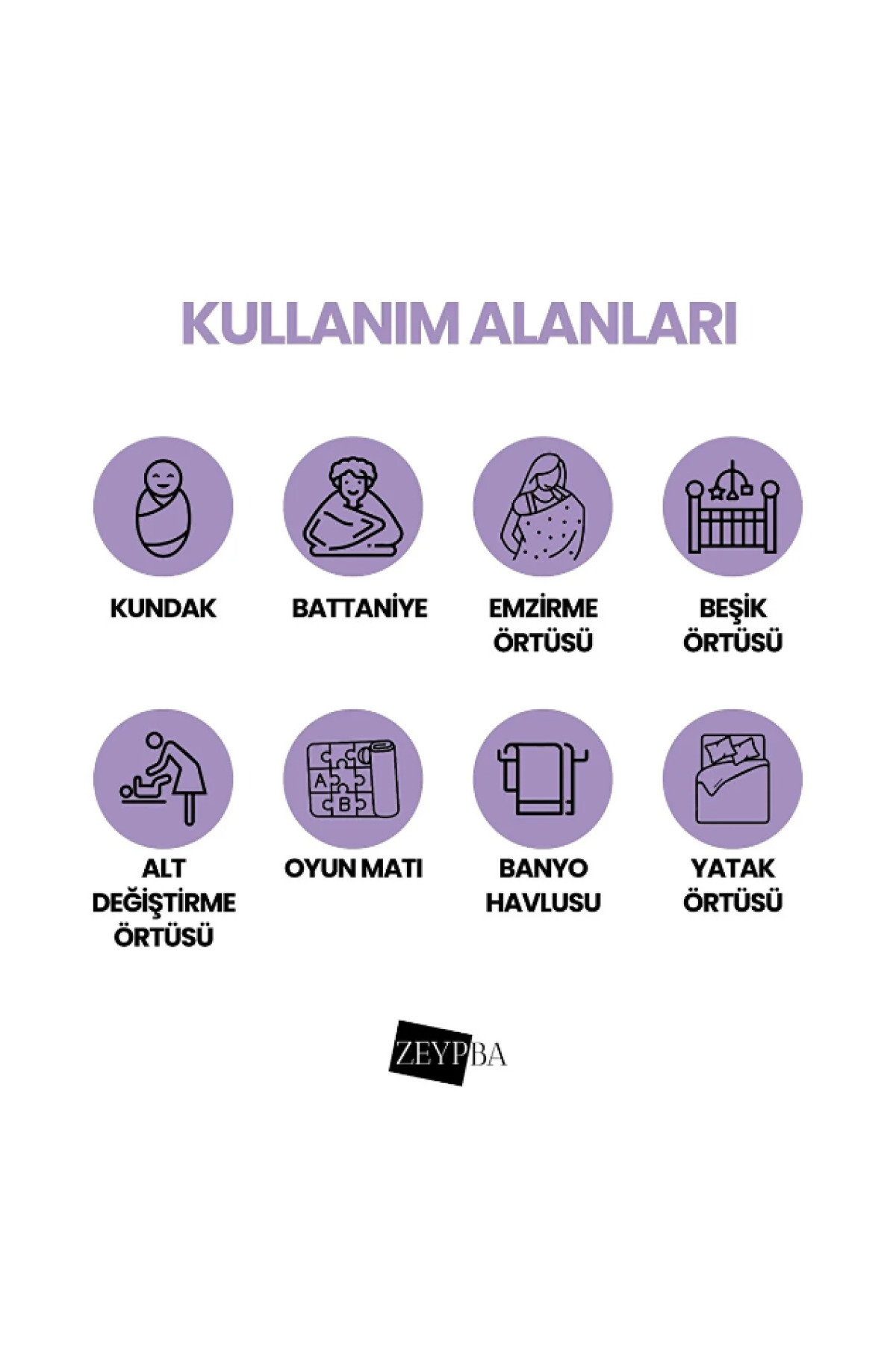 ZEYPBA % 100 Pamuk 4 Katlı Müslin Bebe Mavi (Bebek & Çocuk İçin) 110x110cm fotoğrafı 6 (önizleme)