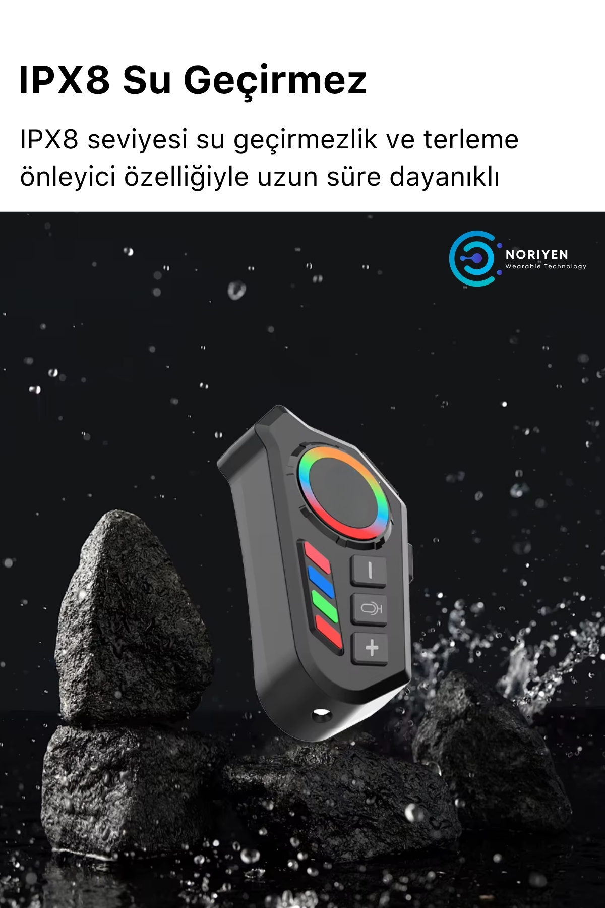 Yeni Nesil Motosiklet Kask Interkom Mikrofonlu Gürültü Engelleyici K06 Bluetooth Kulaklık