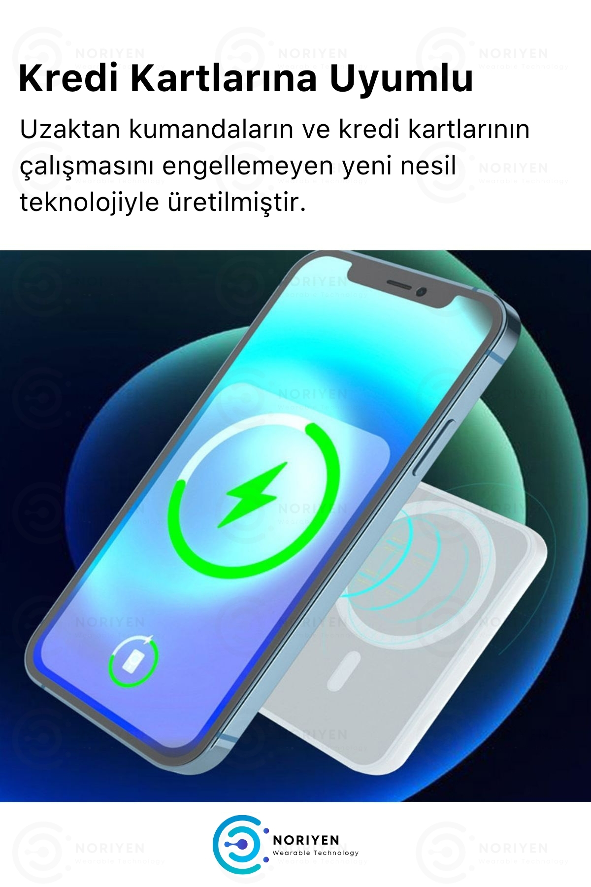 Yeni Nesil Magsafe Battery Pack iPhone Tam Uyumlu Powerbank Kablosuz Wireless Batarya Şarj Aleti