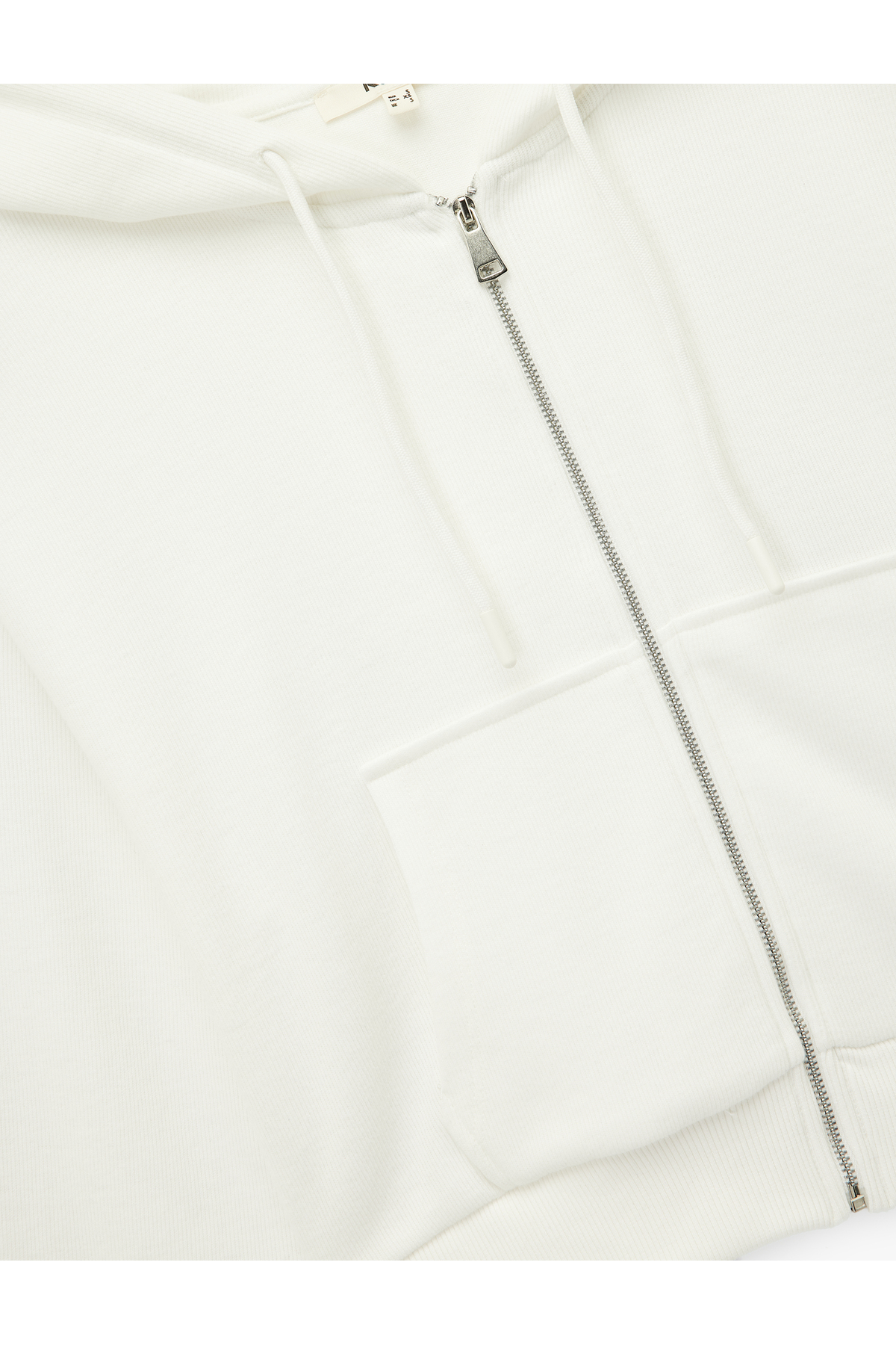 Koton  Pamuklu Slim Fit Cepli Uzun Kollu Fermuarlı Kapüşonlu Hırka - Görsel 5