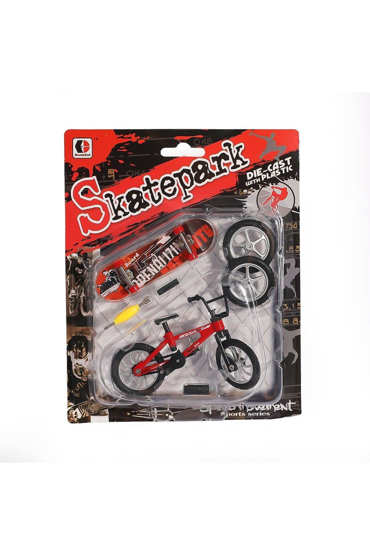 Genel Markalar KZL-1811-2 Kartela Kaykay Bisiklet Oyun Seti -Kızılkaya