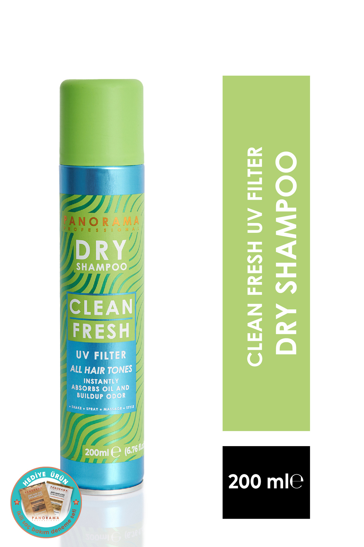 PANORAMA PROFESSIONAL Professional Dry Shampoo Clean Fresh UV Filtre/ Kuru Şampuan UV koruma Özellikli