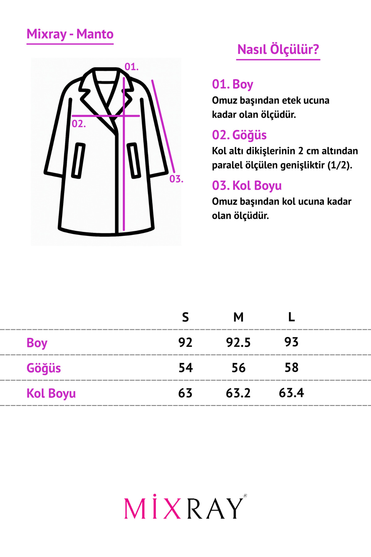 Mixray  4746 Kadın Uzun Tüylü Manto Süt Kahve - Görsel 8