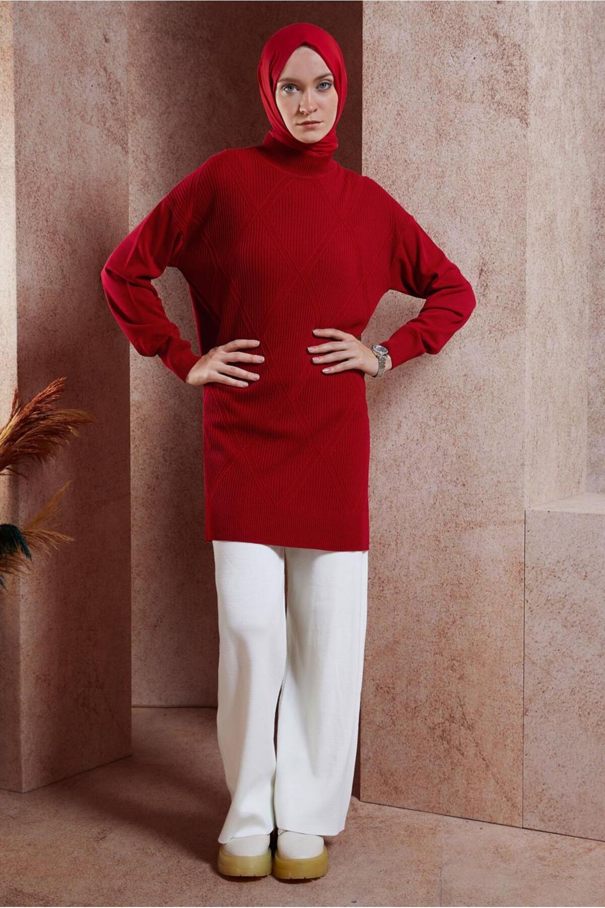 آلوینا تونیک بافتنی حجاب ۴۴۹۰۴