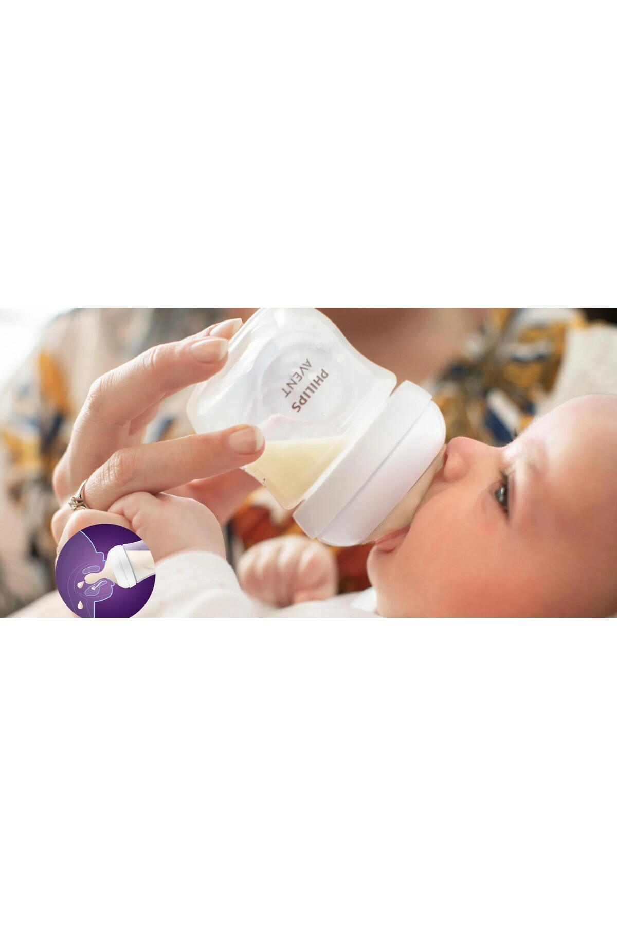Philips Avent Philips Avent Natural Response Cam Biberon 0 Ay+120ml SCY930/01 fotoğrafı 4 (önizleme)