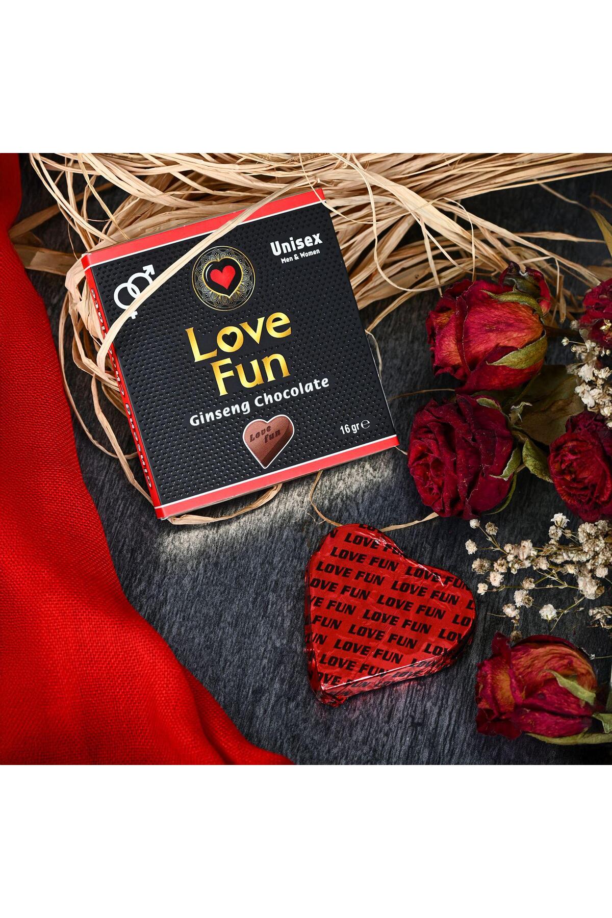 CİNİVİZ SHOP Love Fun Gınseng Çikolata 16 gr (Pk 12 Li) - Fiyatı