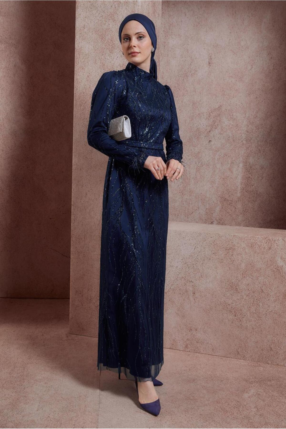 آلوینا لباس شب پولک دوزی شده ۵۰۴۰۷ آلوینا لباس شب پولک دوزی شده ۵۰۴۰۷