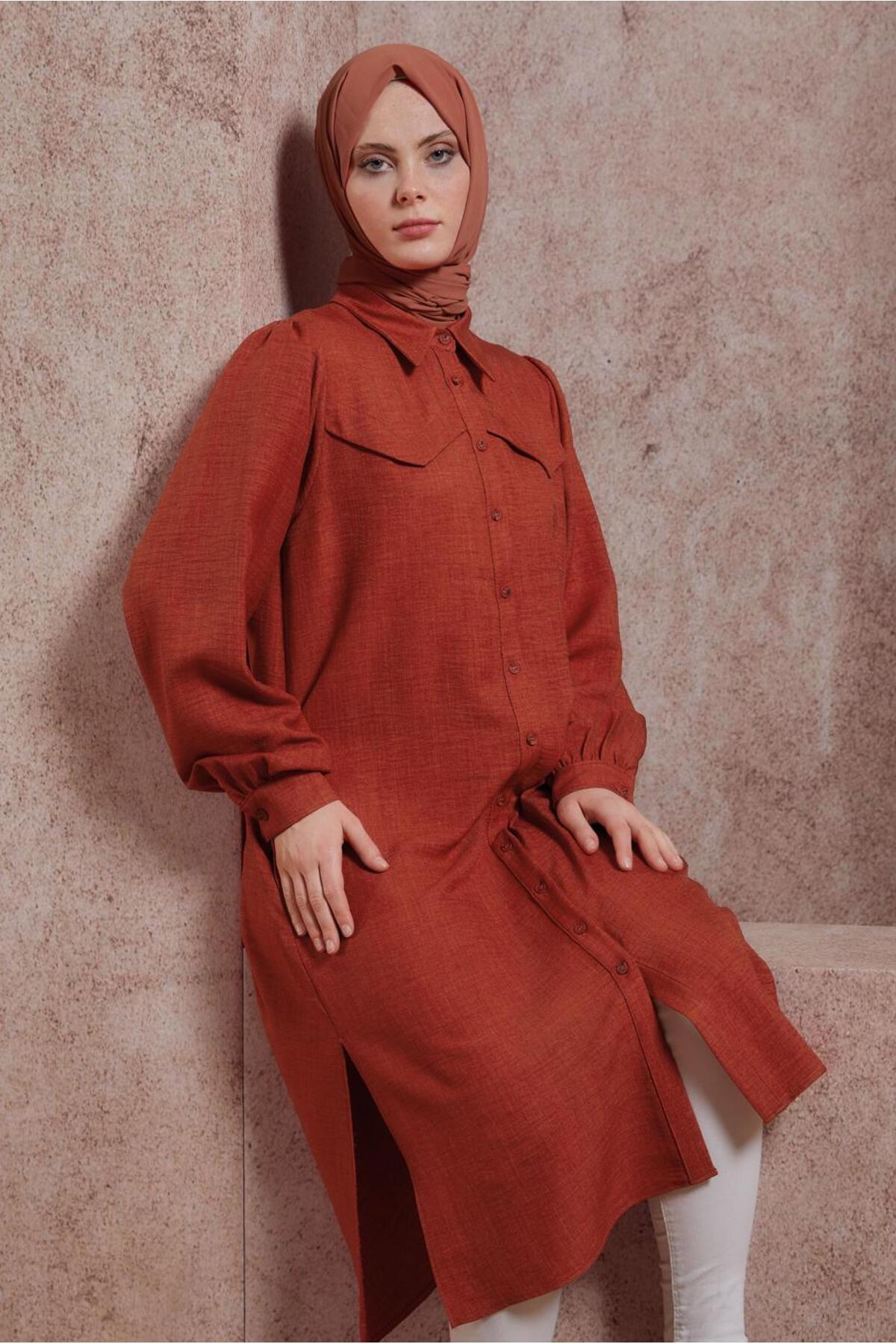 آلوینا تونیک با جزئیات کمربندی ۴۴۴۸۱ آلوینا تونیک با جزئیات کمربندی ۴۴۴۸۱