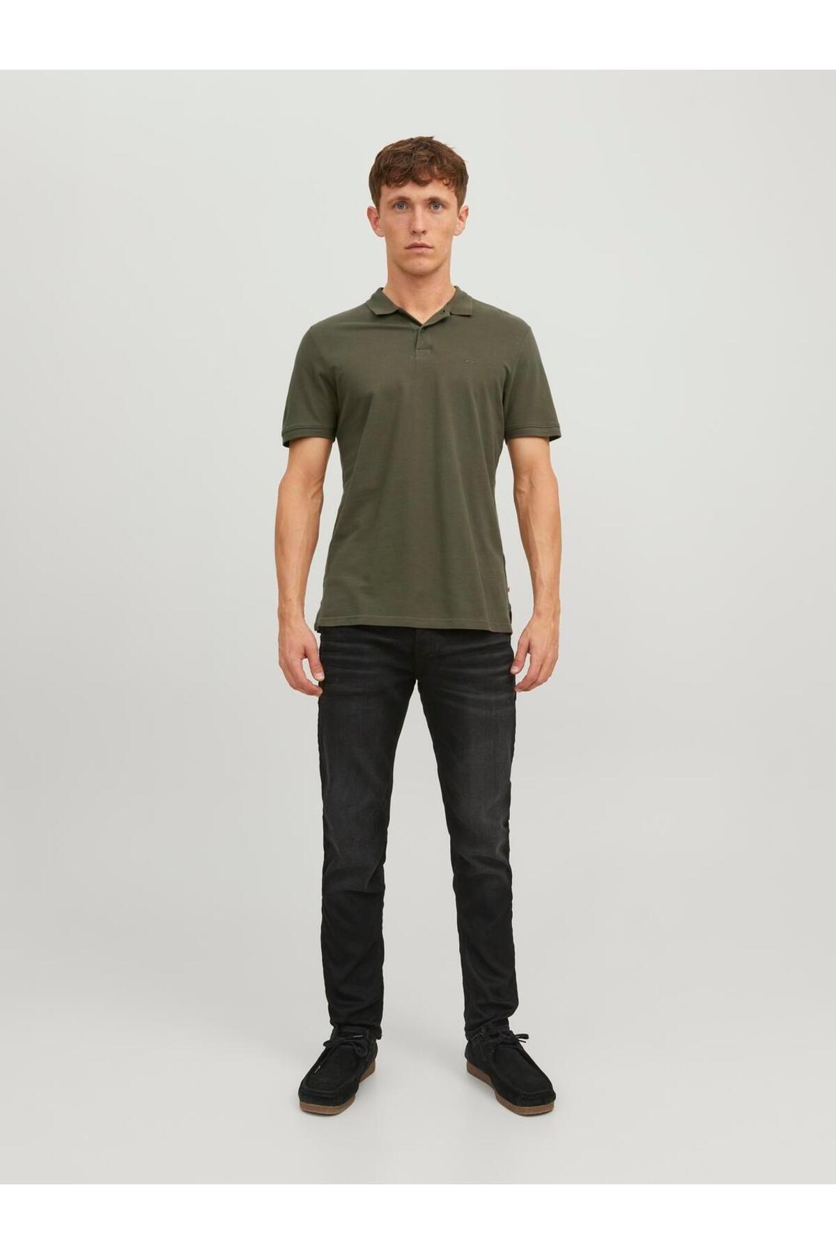 تیشرت یقه پلو مردانه راسته آستین استاندارد | جک اند جونز Jack & Jones 12136516 - تصویر 7