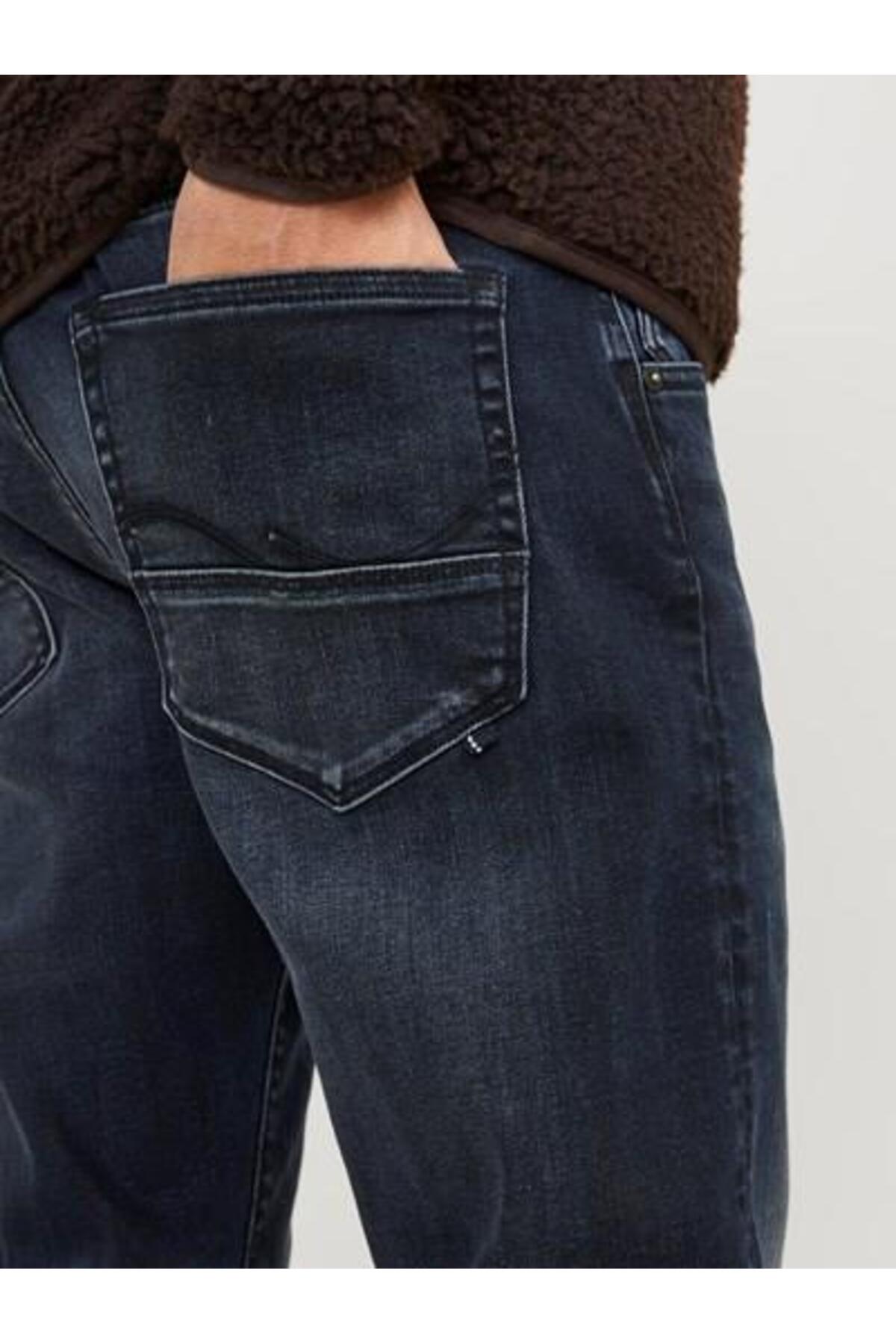 شلوار جین مردانه راسته | جک اند جونز Jack & Jones 12252901 - تصویر 5