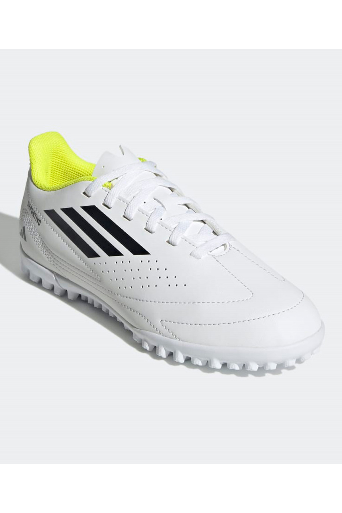 حذاء كرة قدم للأطفال من ديبورتيفو 3 - أبيض/أسود