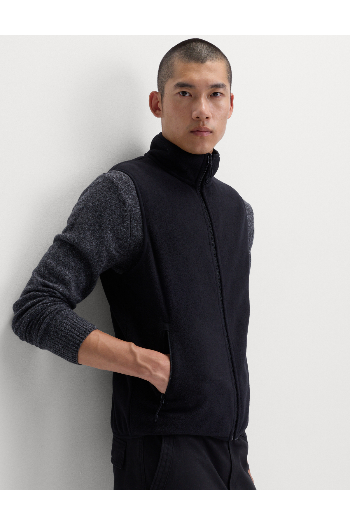 Marks & Spencer  Fermuarlı Polar Yelek - Görsel 5