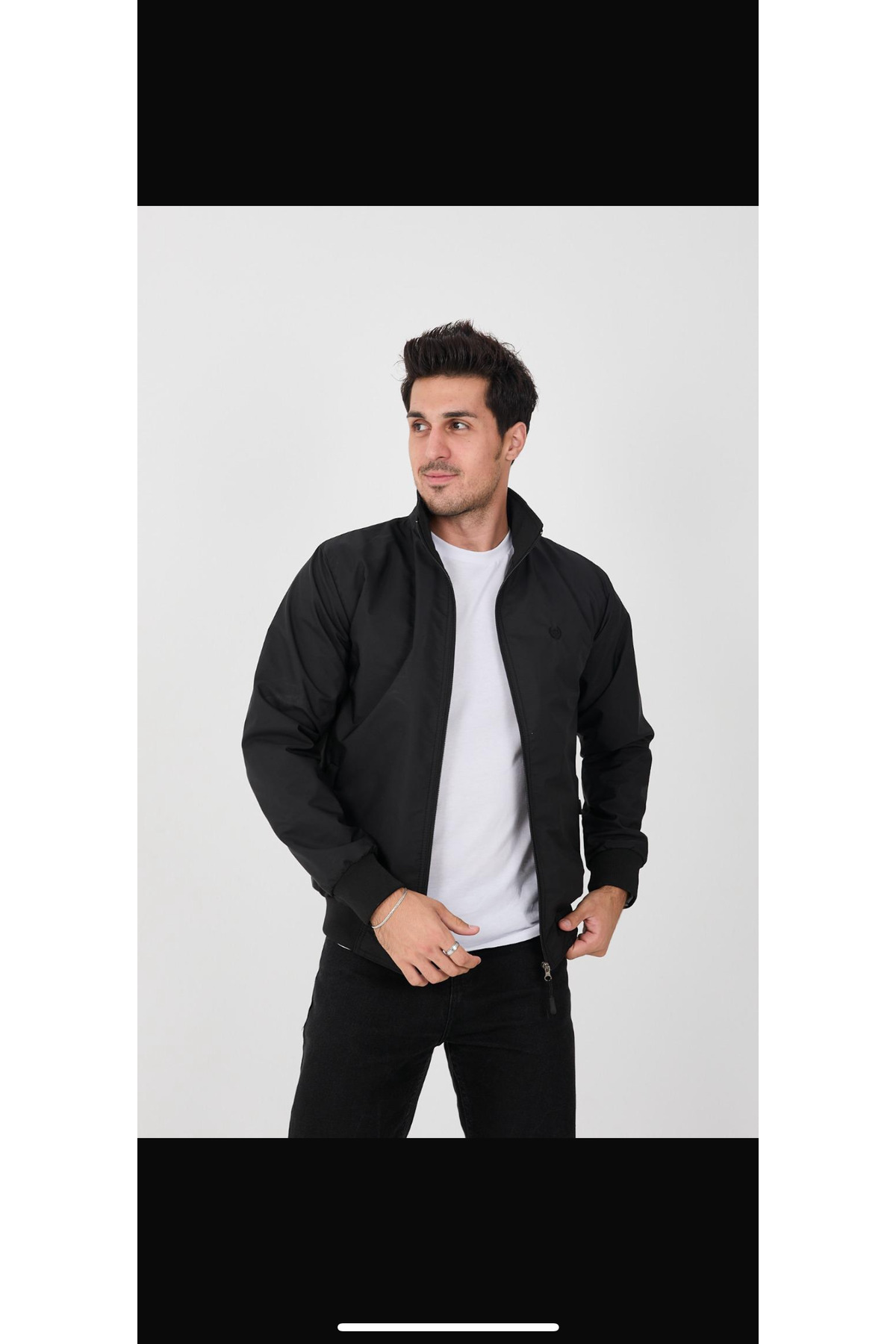 SİMENTİ BÜYÜK BEDEN (XXL-3XL-4XL-5XL) SİYAH ,ELYAF DOLGULU ,SONBAHAR ~KIŞLIK BONDİ MONT.