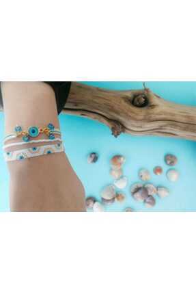 dizi craft BİLEKLİK MİYUKİ NAZAR TAKIM EL YAPIMI