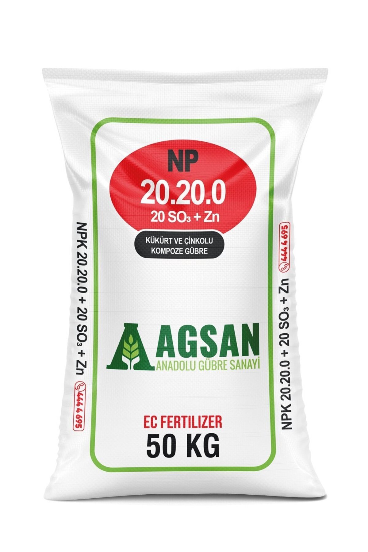 AGSAN S per 20 20 0 20 SO3 Zn K k rt Ve inko erikli Kompoze 