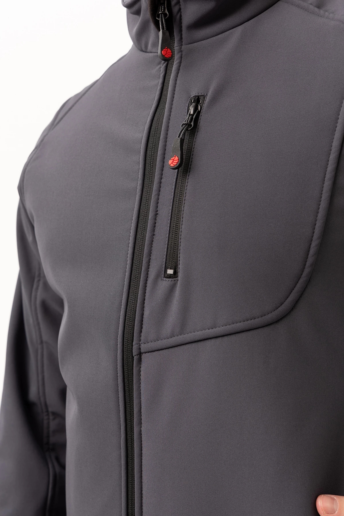 Erkek Softshell Su İtici Rüzgar Geçirmez Kışlık Outdoor İş ve Günlük Mont