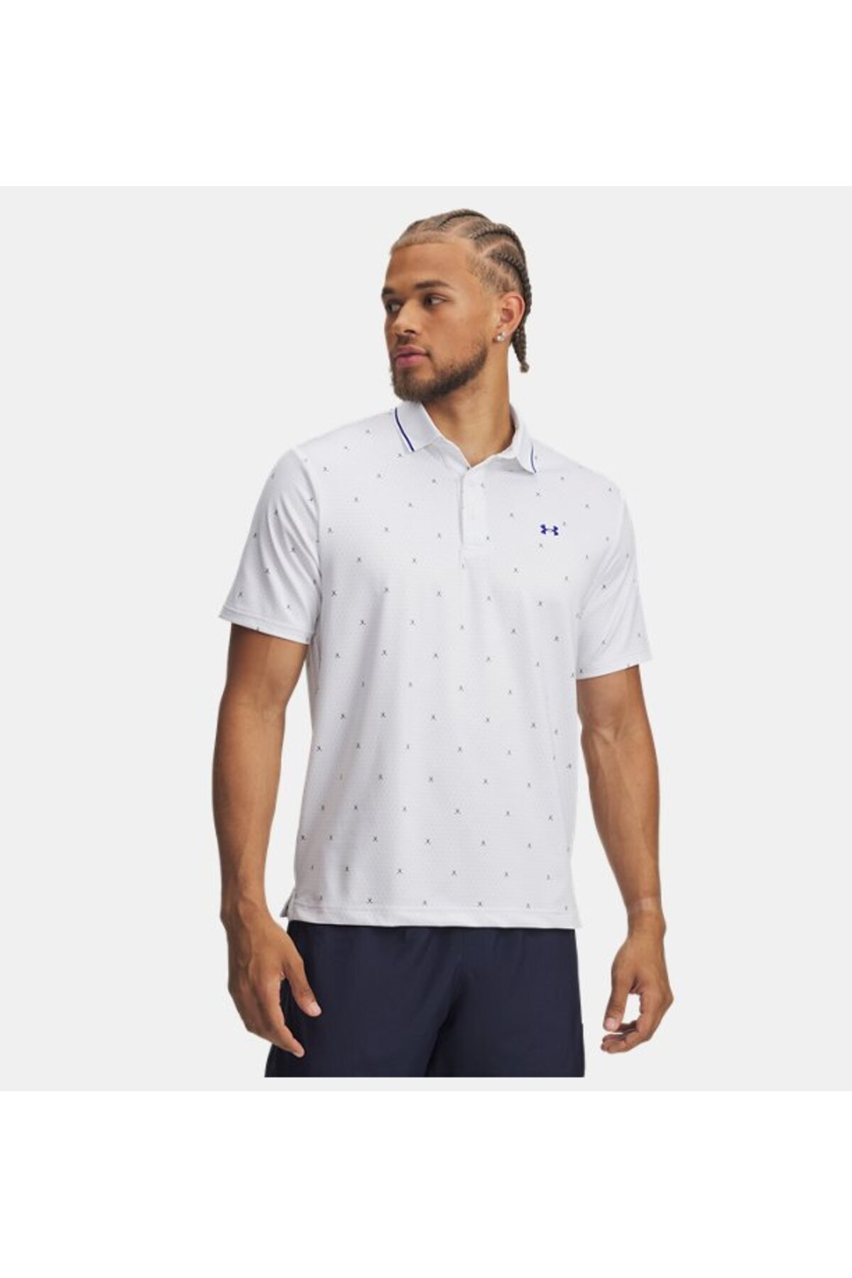 آندر آرمور تی‌شرت پولو مردانه طرح Drive Warning کد 6003730-100