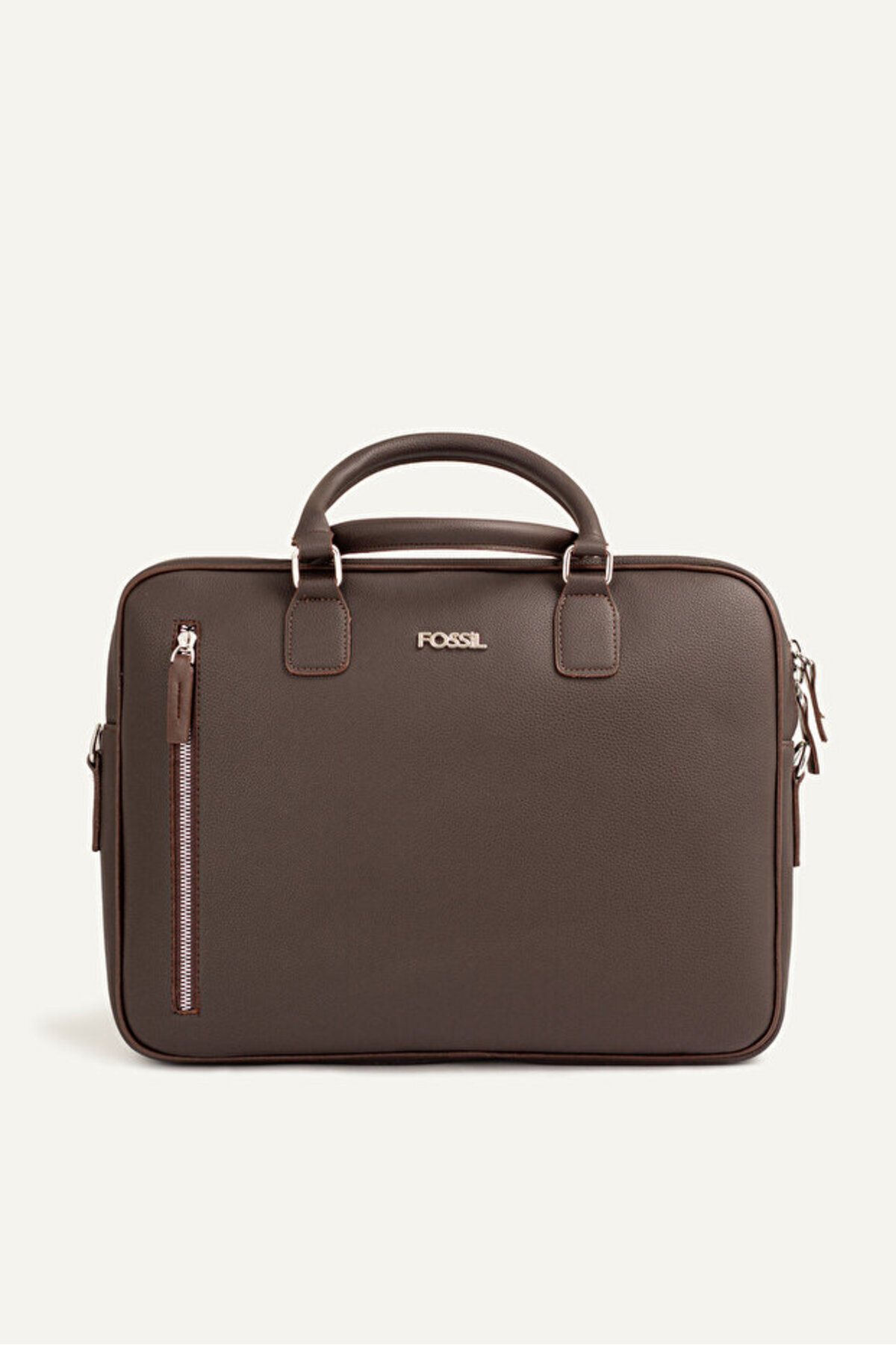 Fossil Unisex Vegan Deri Laptop Bölmeli 15,6 inç Dik Fermuarlı Evrak Çantası