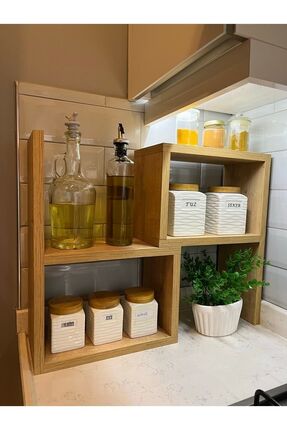 Genel Markalar Ayarlanabilir Çok Amaçlı Tezgah Üstü Raf, Baharatlık