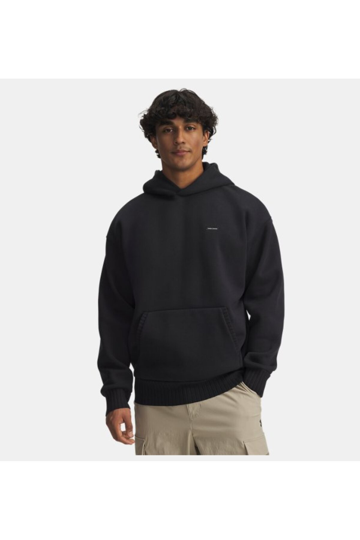 آندر آرمور سویشرت کلاه‌دار مردانه UA Icon مدل Heavy Rib 6008900-001