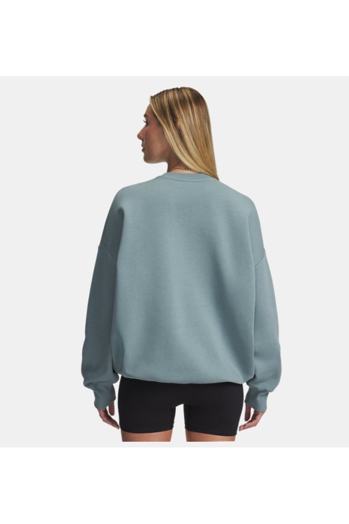 Under Armour Kadın UA Rival Fleece Oversize Varsity Crew Sweatshirt 6007880-323 görsel 2