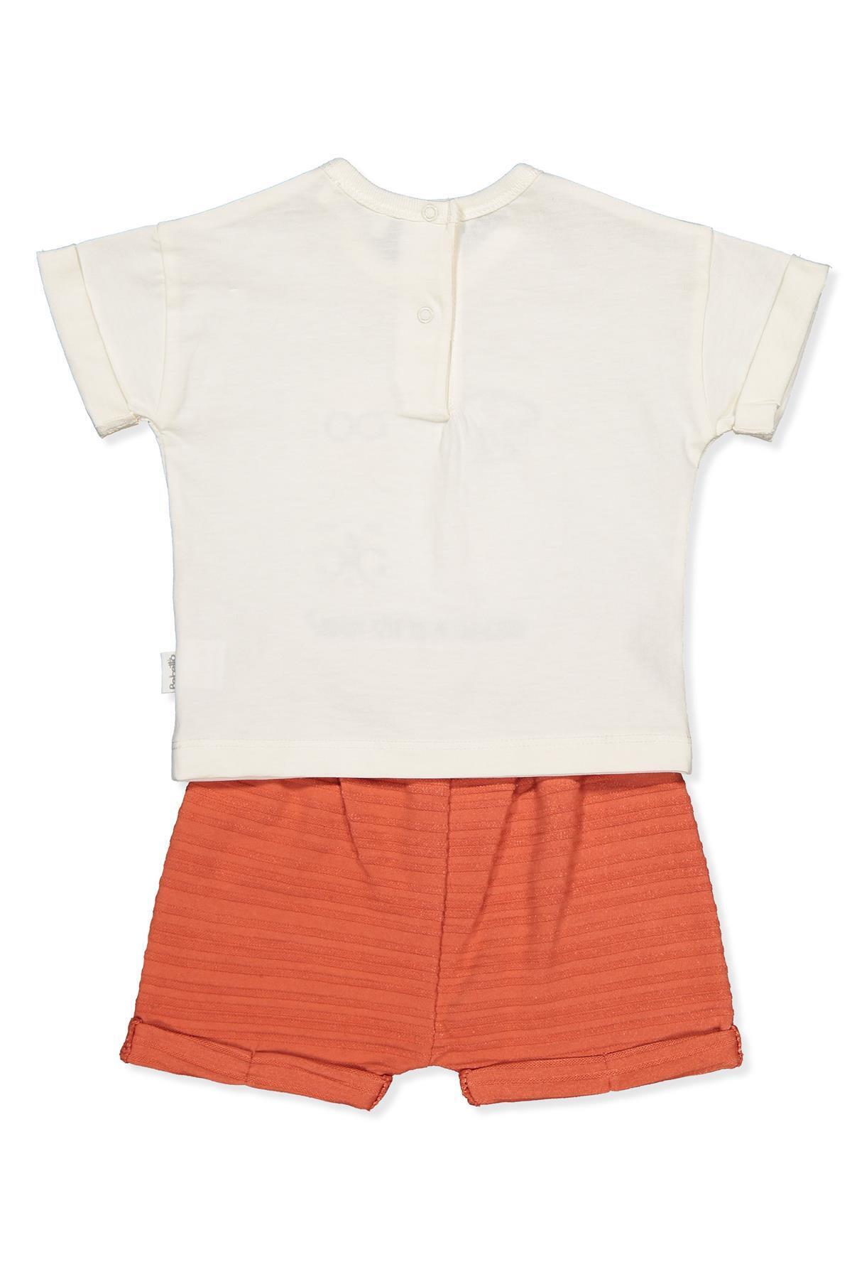 Bebetto JAKARLI SÜPREM ŞORT 2Lİ TAKIM (BOBBY AND ME) KİREMİT fotoğrafı 2 (önizleme)