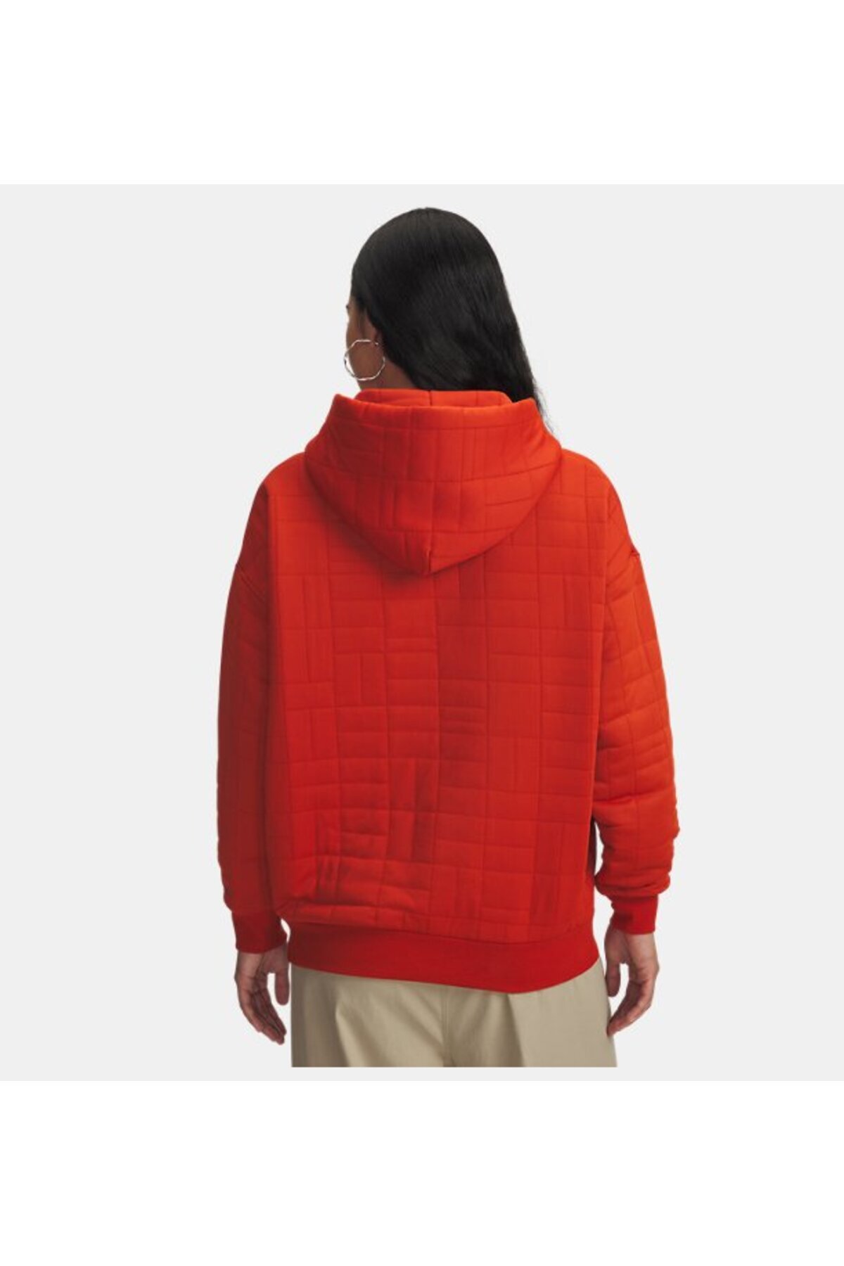 Under Armour Kadın UA Unstoppable Fleece TXTR Kapüşonlu Sweatshirt 6003655-842 görsel 2