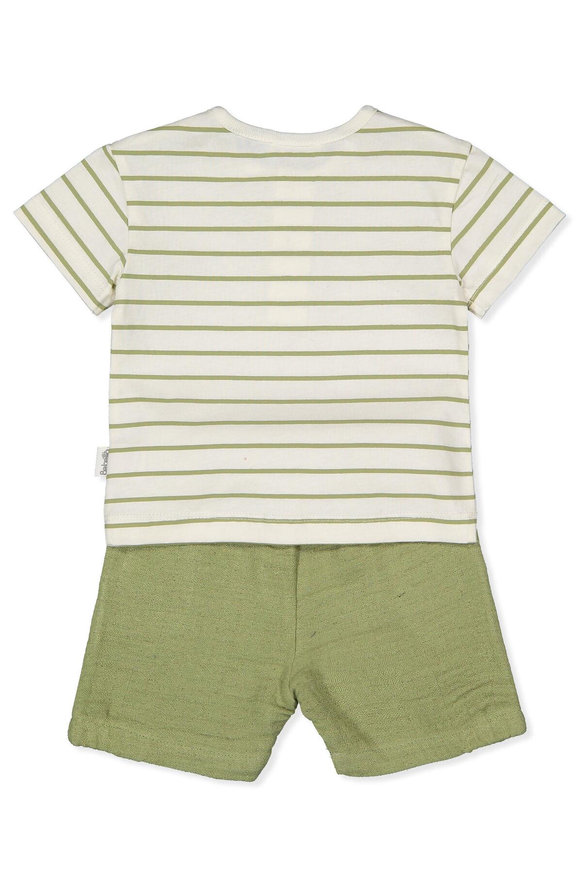Bebetto KETEN MÜSLİN ŞORT 2Lİ TAKIM (FAVORITE SONG) YEŞİL fotoğrafı 2 (önizleme)