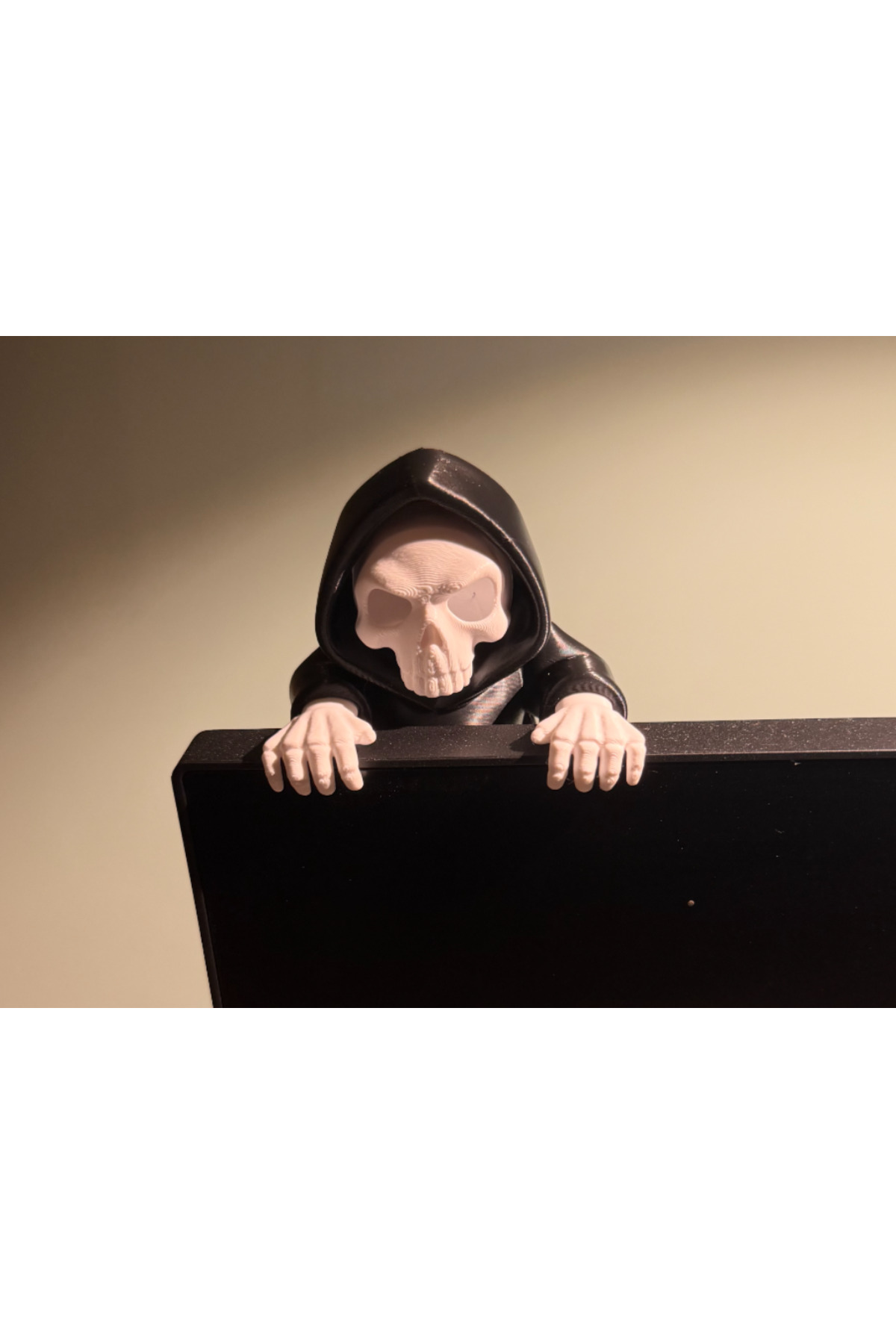 Grim Reaper Monitor Buddy - Ölüm Meleği Figürlü Özel Tasarım 3D Baskı
