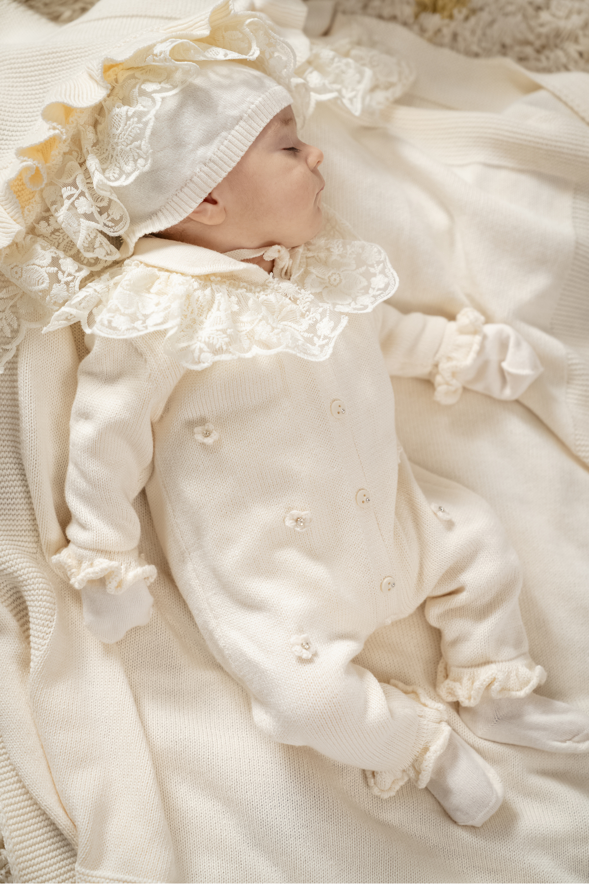 Mert Baby Daisy Triko 5'li Organik Hastane Çıkış Seti Papatya Çiçekli %100 Pamuk Yenidoğan Kız Bebek fotoğrafı 4 (önizleme)