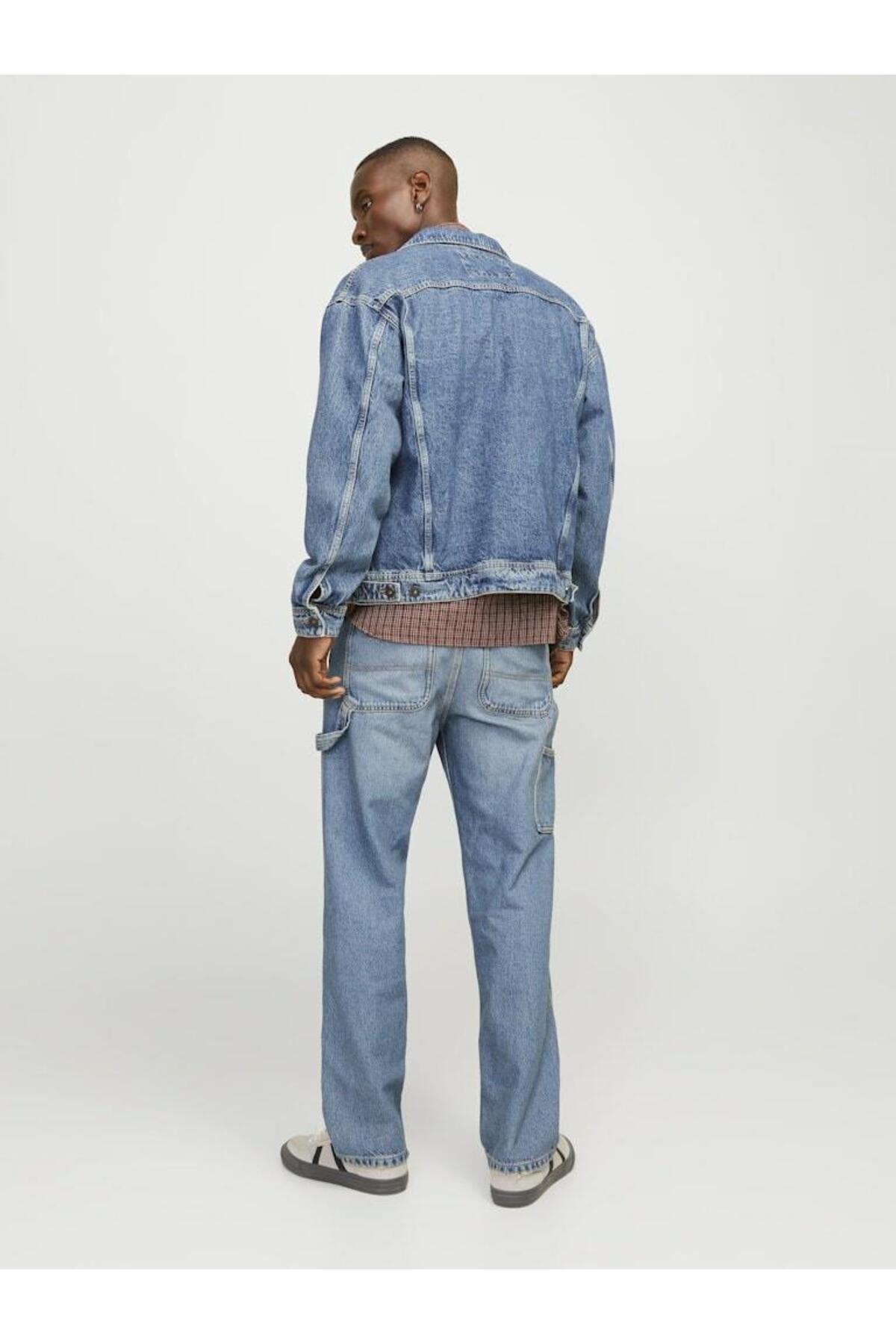 شلوار جین مردانه راسته فاق نرمال | جک اند جونز Jack & Jones 12261926 - تصویر 5