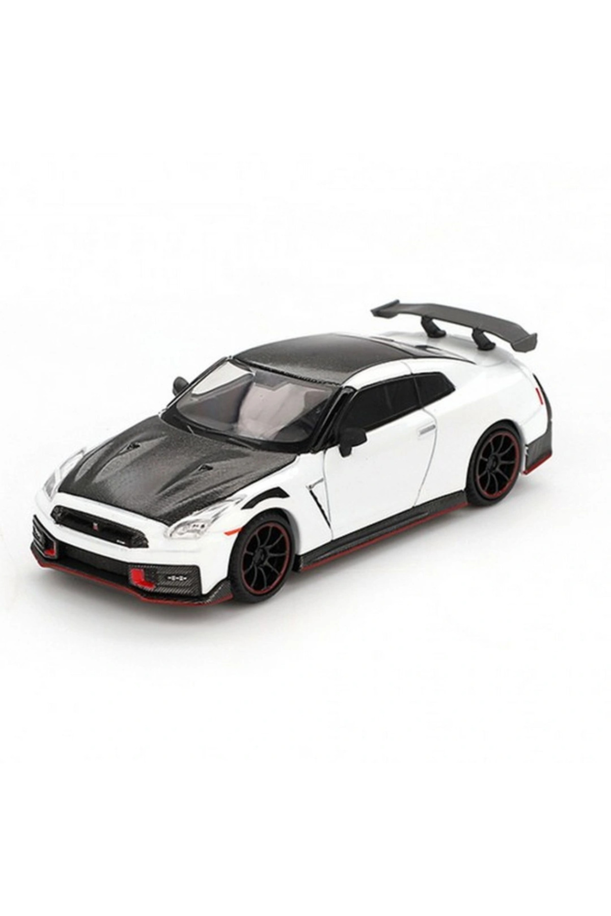 AyrStore Mini GT 1/64 Nissan GT-R Nismo 2024 Brilliant White Pearl