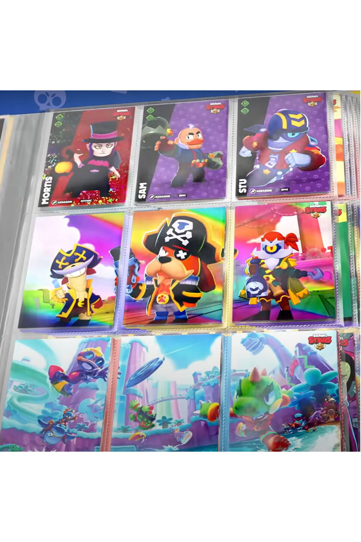 hediyecik Panini Brawl Stars Oyun Kartları Albüm Seti (24 Adet Kart 3 Limited Edition Kart) fotoğrafı 7 (önizleme)