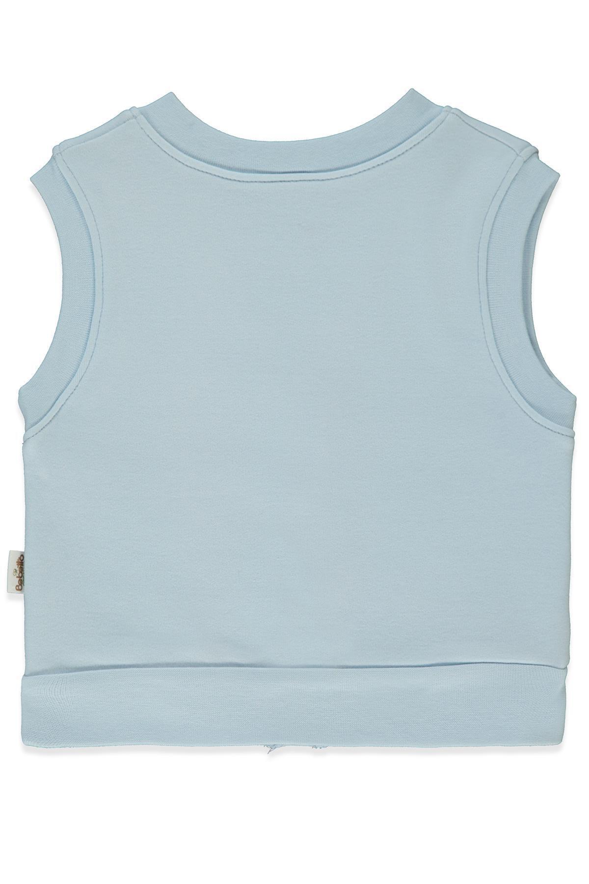 Bebetto ORGANİK İNTERLOK YELEK (ORGANIC SLEEPY SHEEPY) MAVİ fotoğrafı 2 (önizleme)