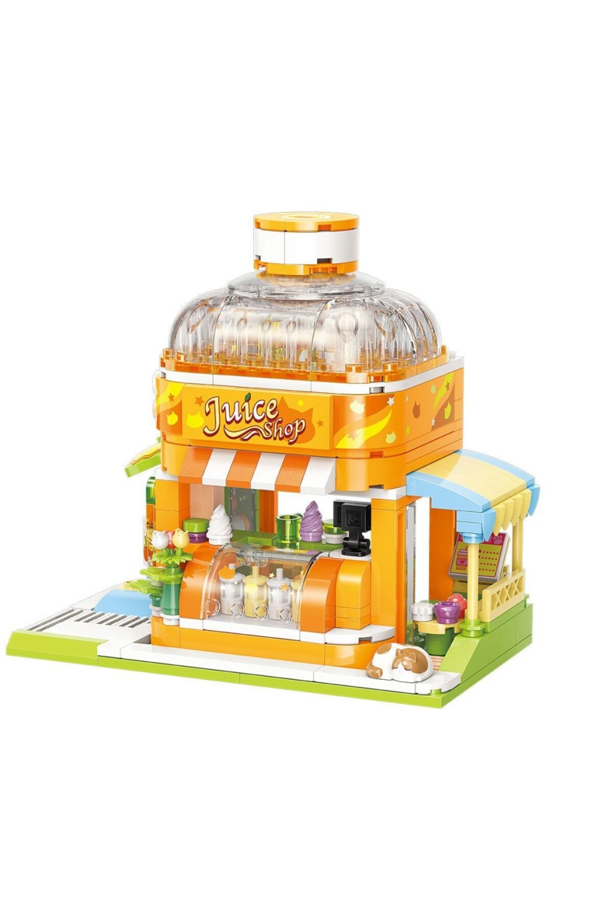 NW NessiWorld KP28017 Keeppley Kitten Juice Shop Blok Seti 315 Parça -Vagonlife fotoğrafı 3 (önizleme)