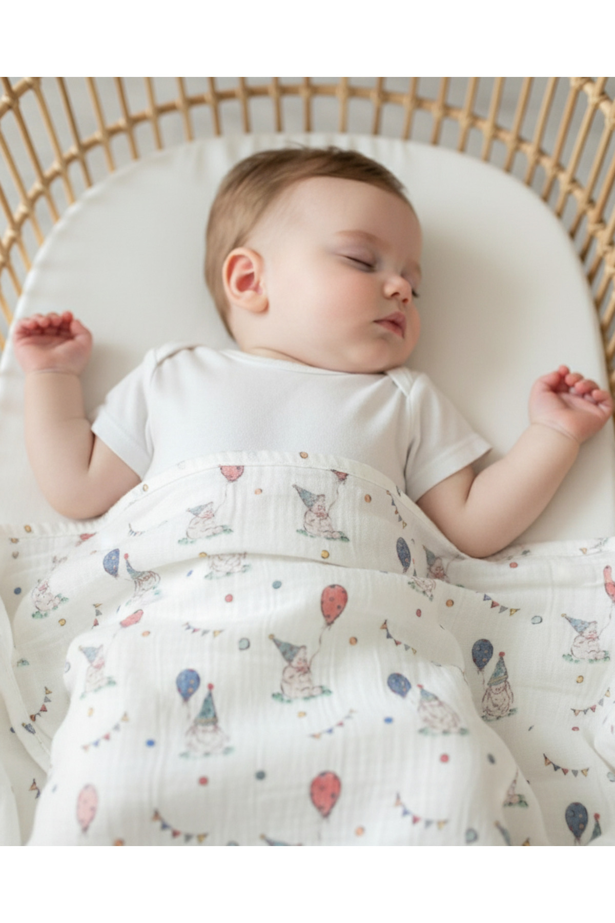 Zezig Bebiş Müslin Örtü