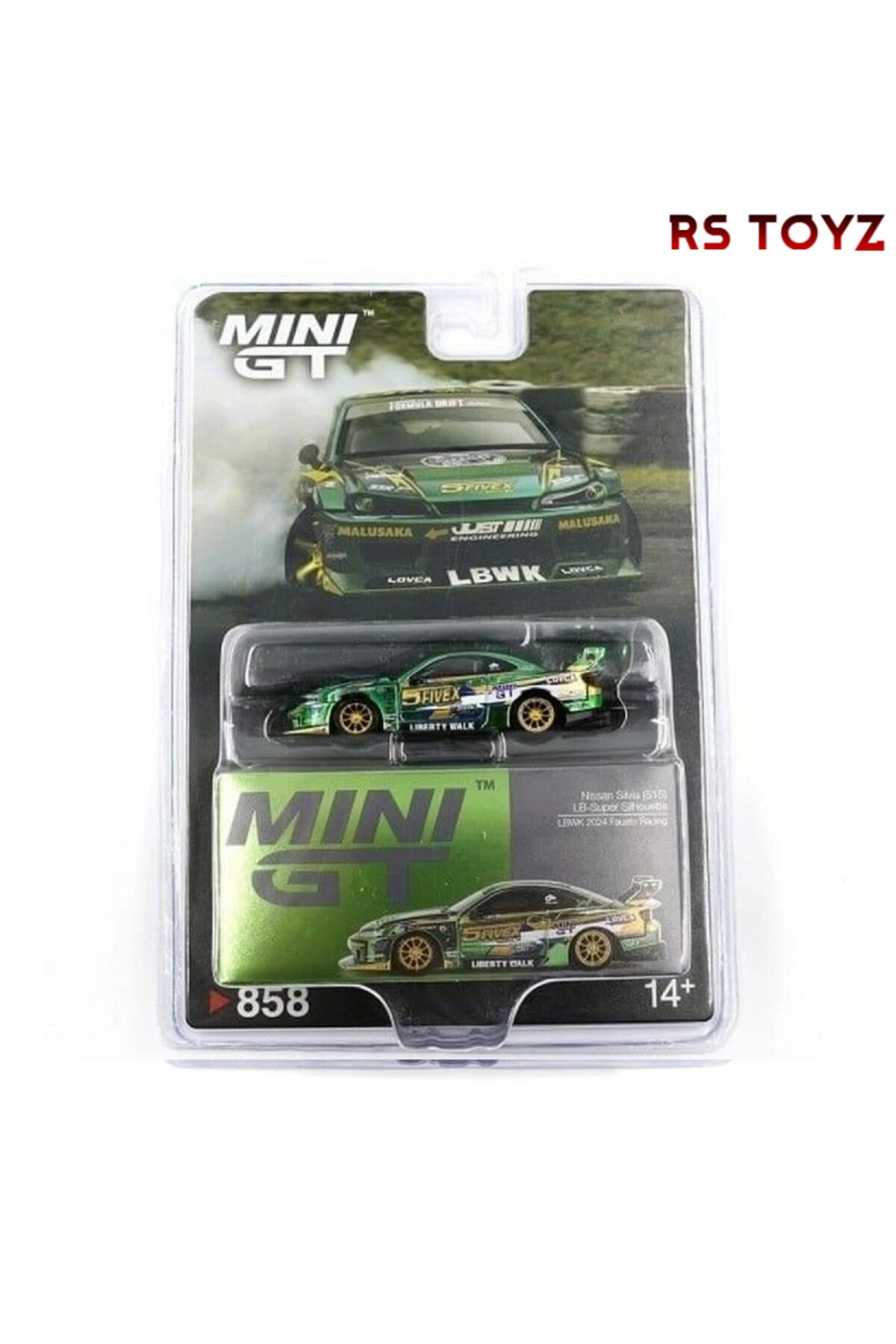Mini GT 1/64 Nissan LB-ER34 Super Silhouette Skyline Rosso/Nero (maniglia destra) Prodotto finito MGT00843-R Mini GT 1/64 Nissan LB-ER34 Super Silhouette Skyline Rosso/Nero (maniglia destra) Prodotto finito MGT00843-R