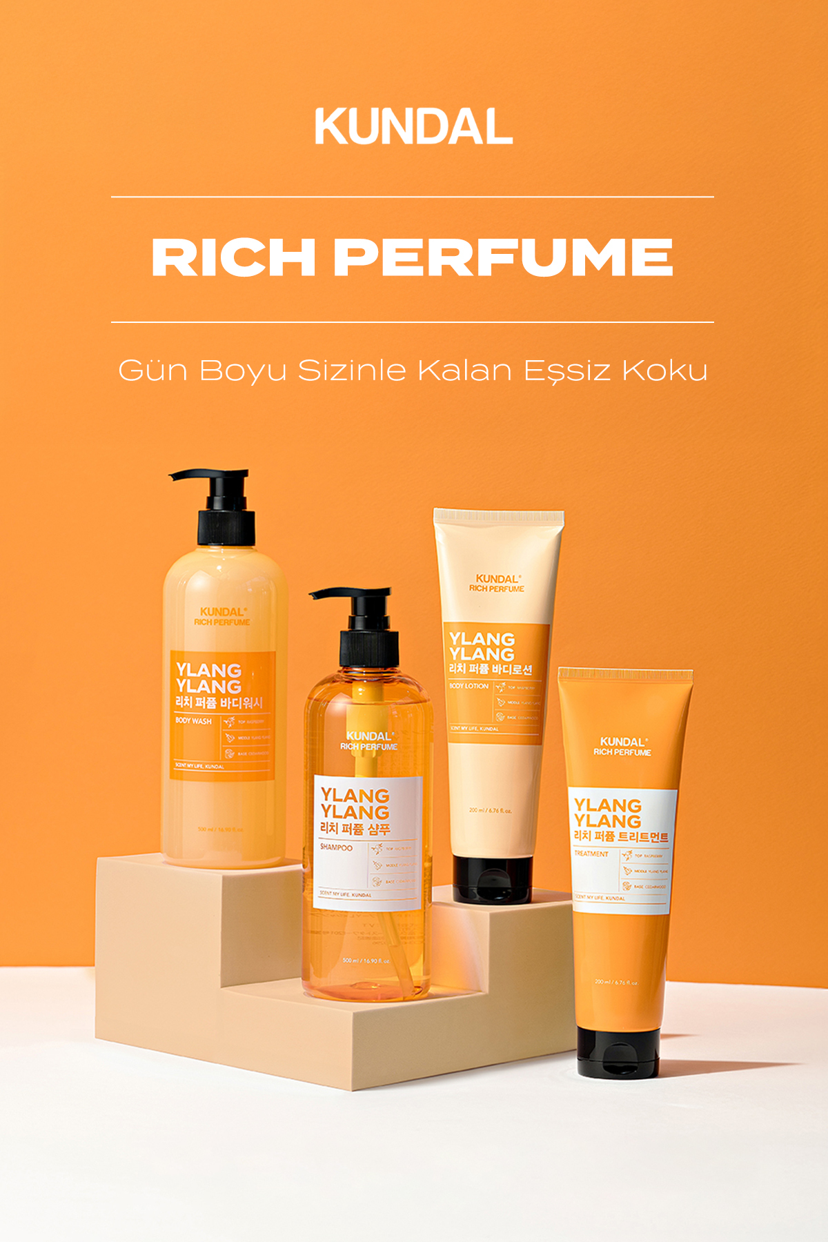 Parfüm Etkili Besleyici&Nemlendirici Saç Bakım Kremi Rich Perfume Treatment 200ml Ylang Ylang — 8846 — تصویر 9 از 9