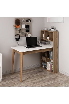 Home İzi Calvia Çalışma Masası - Beyaz/Rahle