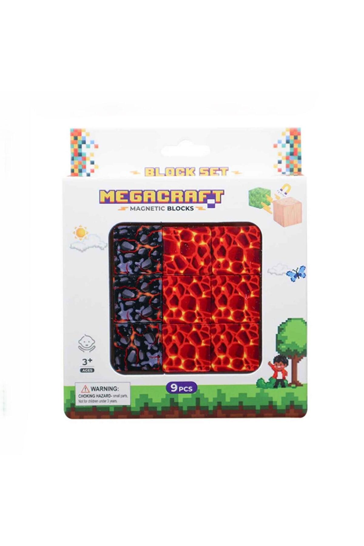 مگاکرافت بلوکهای مغناطیسی ۹ تکه – طرح لاوا