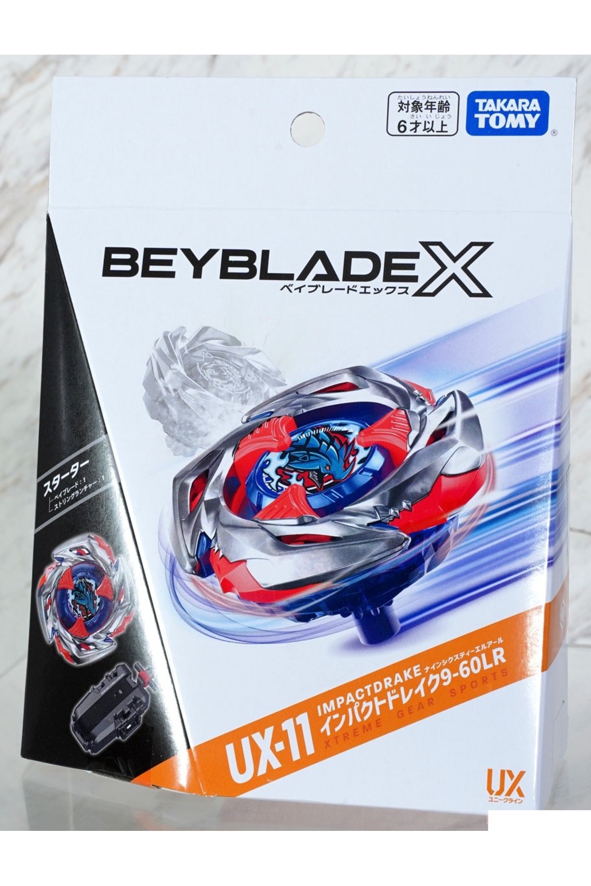 Beyblade Takara Tomy X UX-11 Starter Impact Drake 9-60LR