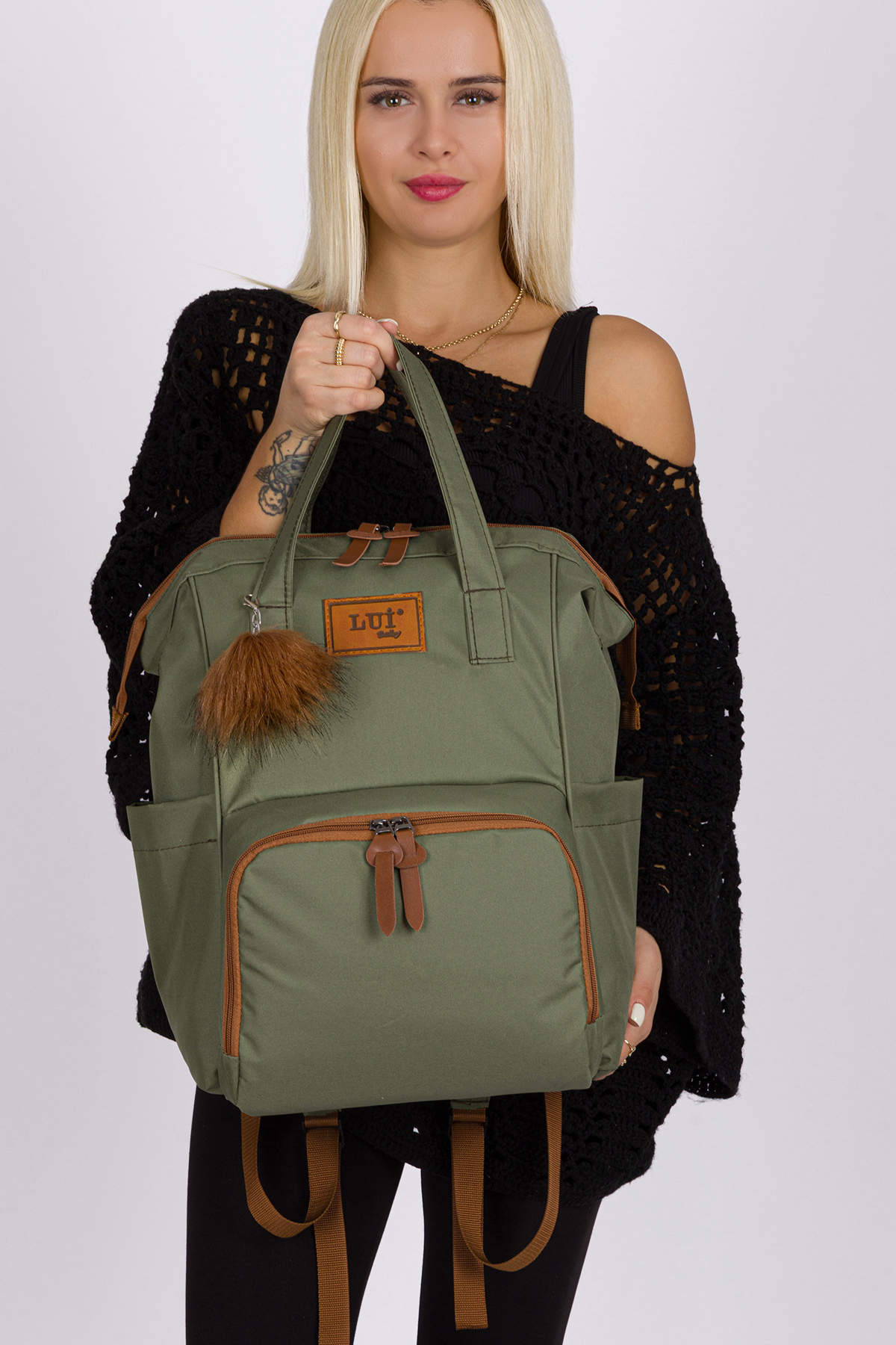 Lui Baby Anne Bebek Bakım Sırt Çantası Termal Biberonluk Ve Bebek Arabası Askı Aparatı Hediye fotoğrafı 3 (önizleme)