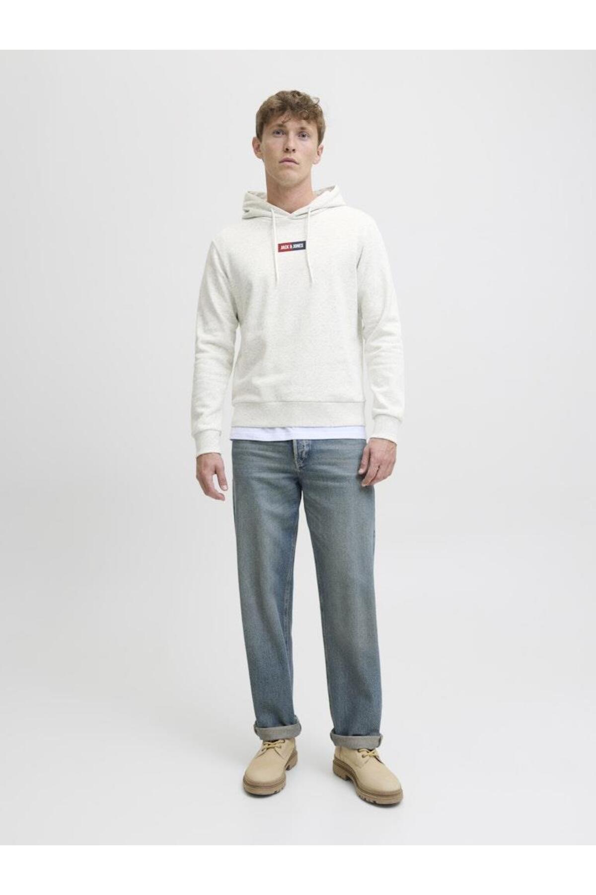 هودی مردانه Pan – سویشرت کلاه‌دار – آستین بلند و راحت جک اند جونز سویشرت Jack & Jones