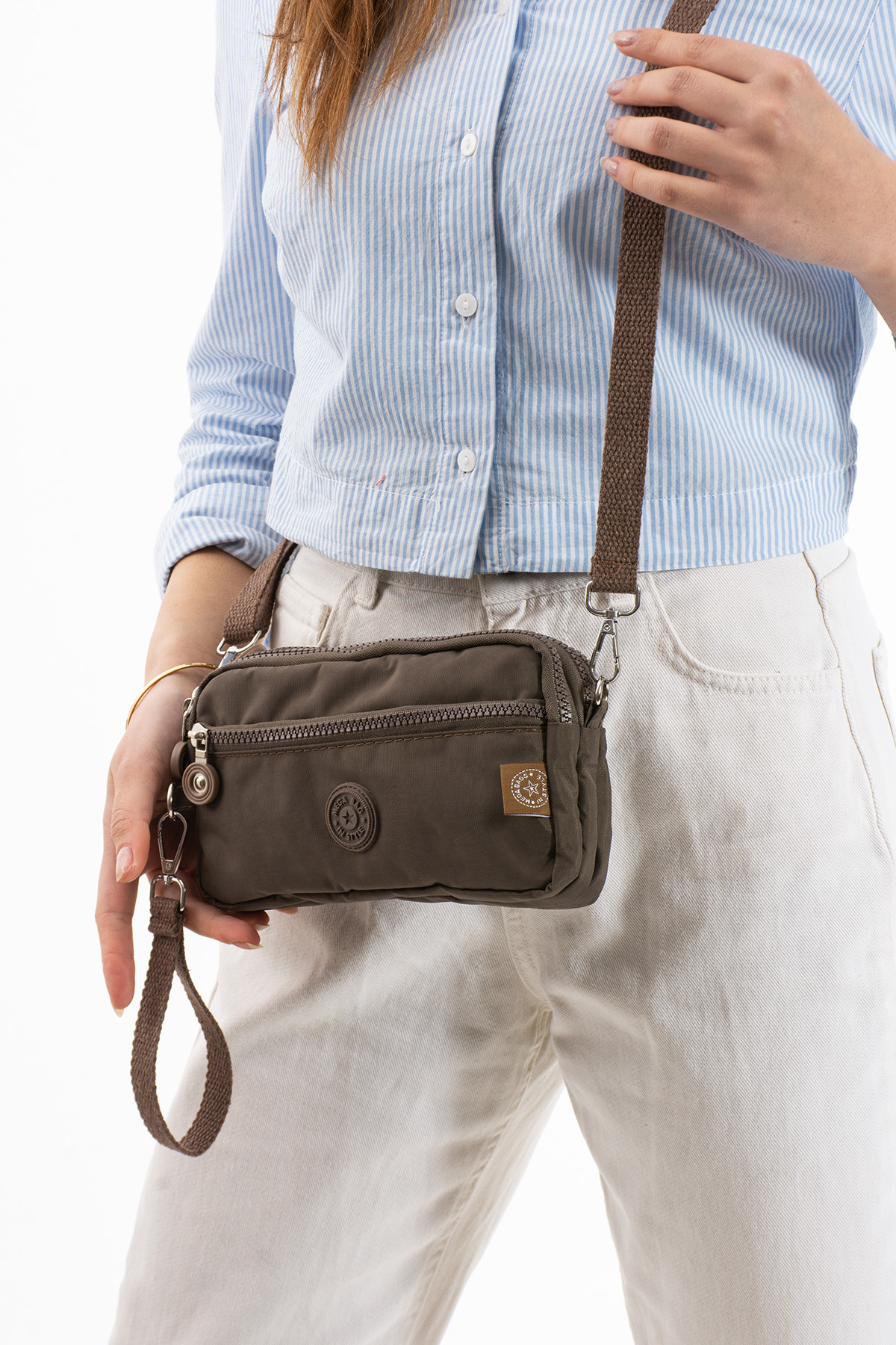 MEGA ÇANTA Krinkıl Kumaş Unisex El/Omuz Clutch Çanta