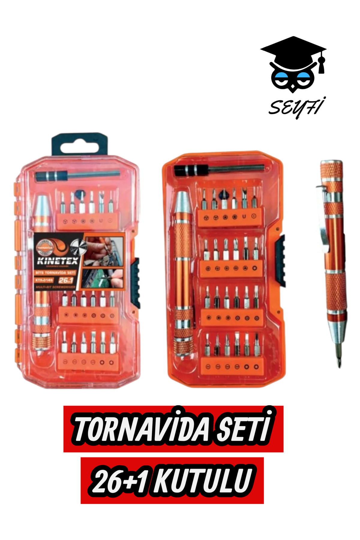 SEYFİKİRTASİYE Tornavida Seti 26+1 KUTULU - Fiyatı, Yorumları